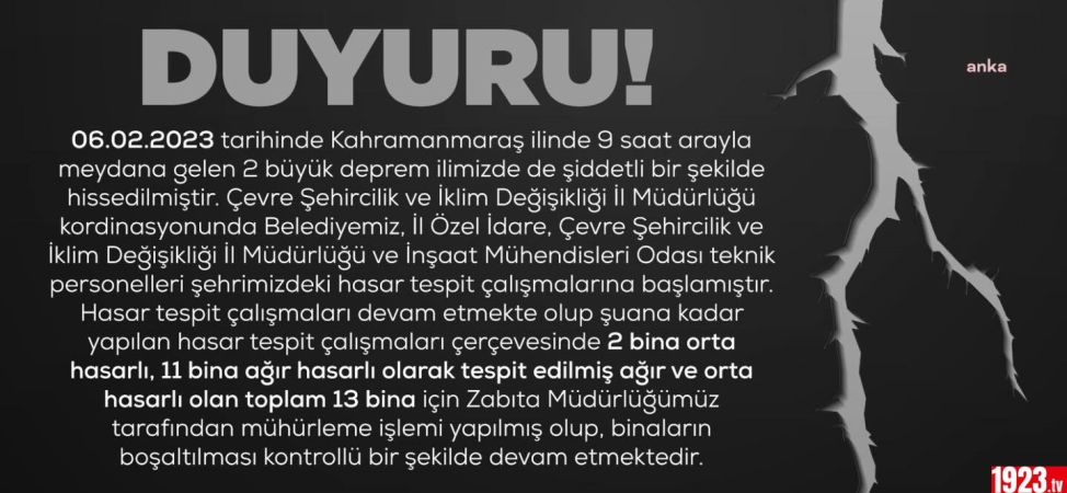 niğde deprem bölgesi